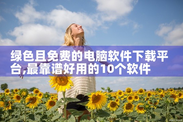 绿色且免费的电脑软件下载平台