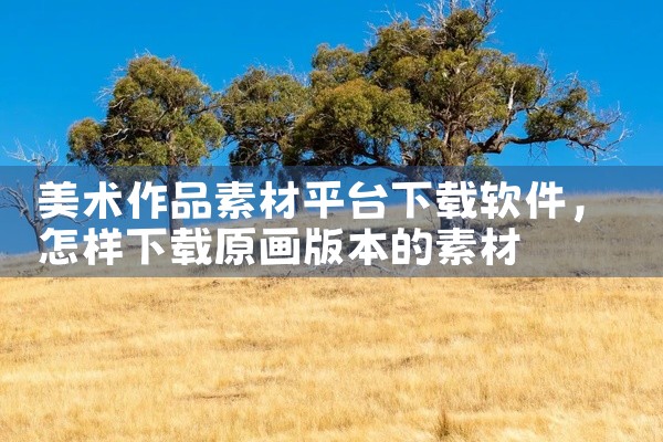 美术作品素材平台下载软件